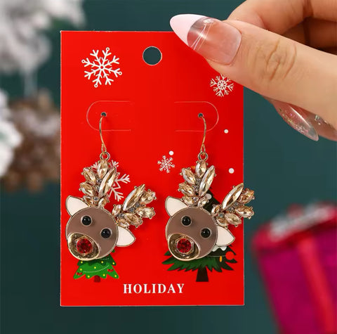 Boucles d’oreilles Noël