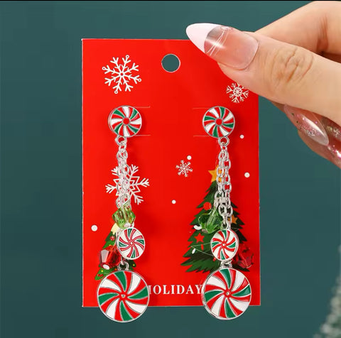 Boucles d’oreilles Noël