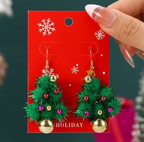 Boucles d’oreilles Noël