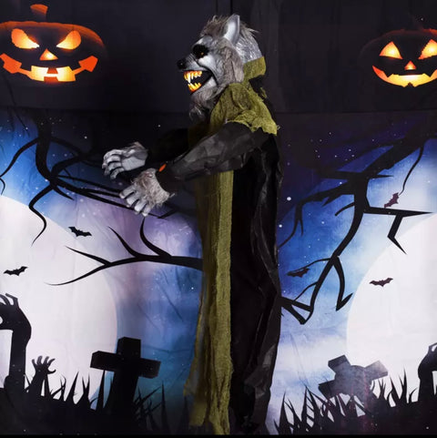 loup garou animé déco halloween