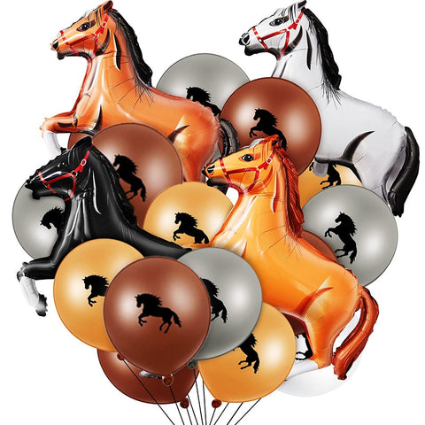 Kit ballons cheval 34pcs