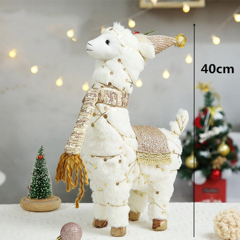 Lama de Noël 40cm