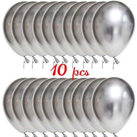 Ballons métallic argenté